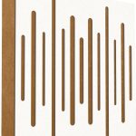 Mega Acoustic FiberPRO60 Spectrum White/Light Brown Fa akusztikai panel