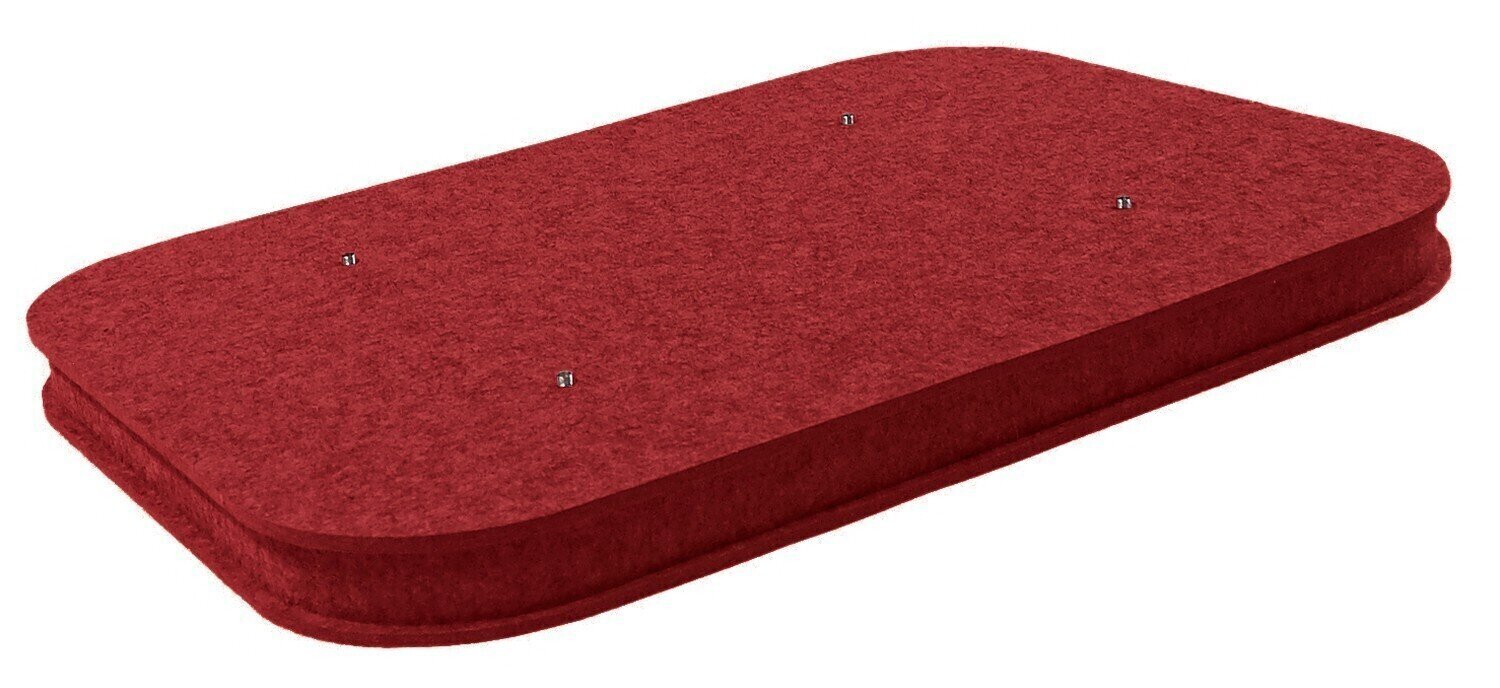 Mega Acoustic AcouCloud Flat PET 7 cm Dark Red Akusztikai panel
