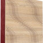 Mega Acoustic FiberPRO60 SineWave Sonoma Oak/Dark Red Fa akusztikai panel