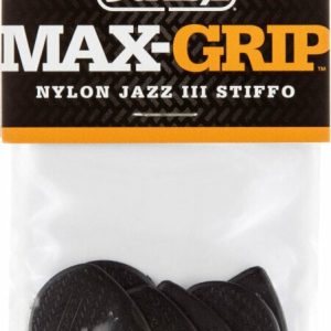 Dunlop 471P3S Nylon Max Grip Jazz III Player Pack Stiffo Pengető