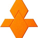 Mega Acoustic FACLON-PET 10 Pieces Orange Akusztikai panel