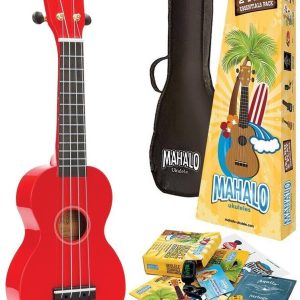 Mahalo MR1 Essential Pack Red Szoprán ukulele