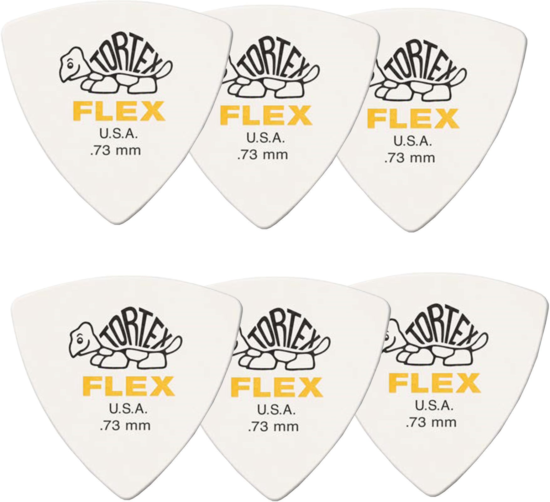 Dunlop 456P 0.73 Tortex Flex Triangle Pengető