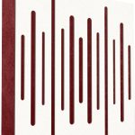 Mega Acoustic FiberPRO60 Spectrum White/Dark Red Fa akusztikai panel