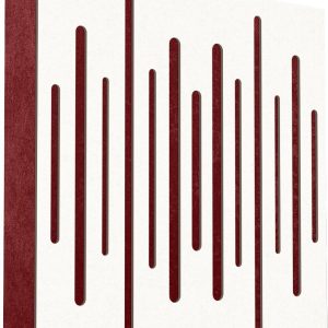 Mega Acoustic FiberPRO60 Spectrum White/Dark Red Fa akusztikai panel