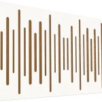 Mega Acoustic FiberPRO120 Spectrum White/Light Brown Fa akusztikai panel