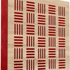 Mega Acoustic FiberPRO60 Bean Sonoma Oak/Red Fa akusztikai panel