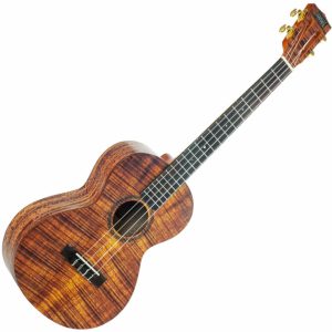 Mahalo MA4KA Artist Elite Series Photo Flame Koa Bariton ukulele