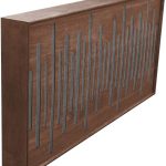Mega Acoustic FiberExcellentPRO120 Walnut/Black Fa akusztikai panel