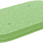 Mega Acoustic AcouCloud Flat PET 7 cm Green Akusztikai panel