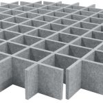 Mega Acoustic AcouCloud PET 9 cm Gray Akusztikai panel