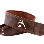 RightOnStraps Bassman Gitárszíj Fakey Brown