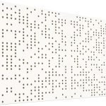 Mega Acoustic FiberPRO120 Binary Diffuser Negative White/Beige Fa akusztikai panel