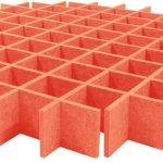 Mega Acoustic AcouCloud PET 9 cm Orange Akusztikai panel