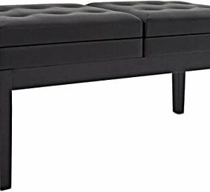 Grand HY-PJ026 Dupla zongoraszék Black Gloss