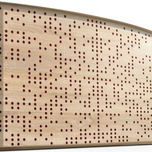 Mega Acoustic AcouStand Binary Diffuser Sonoma Oak/Natural/Red Fa akusztikai panel
