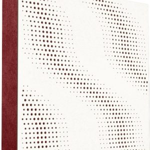 Mega Acoustic FiberPRO60 SineWave White/Dark Red Fa akusztikai panel