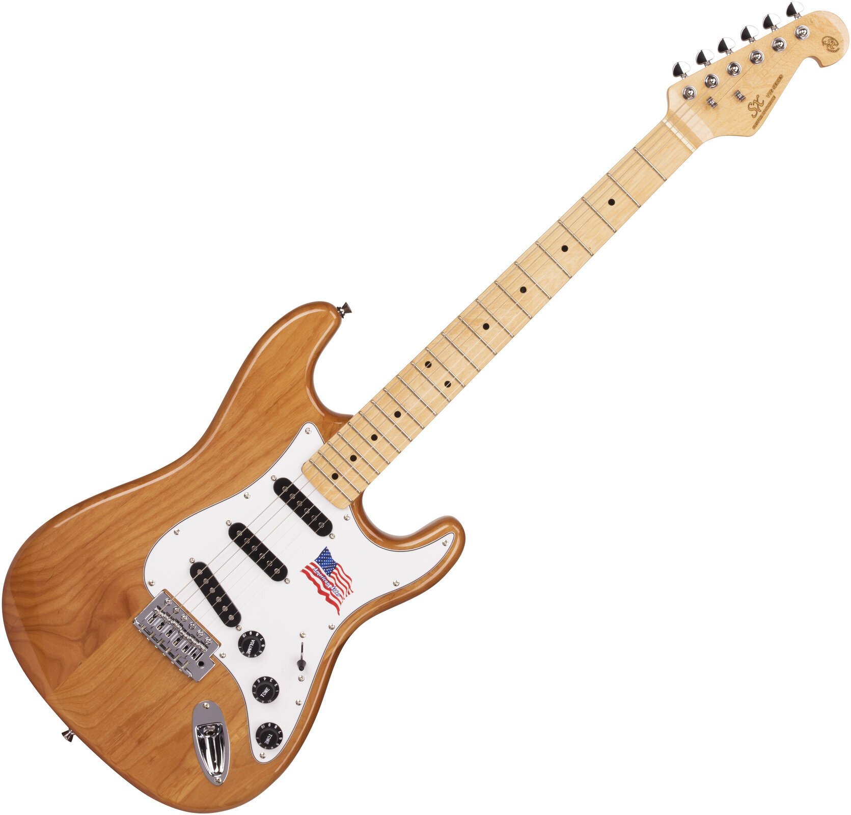 SX SST ALDER Natural Elektromos gitár