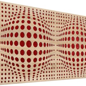 Mega Acoustic FiberPRO120 AcouSphere Sonoma Oak/Red Fa akusztikai panel