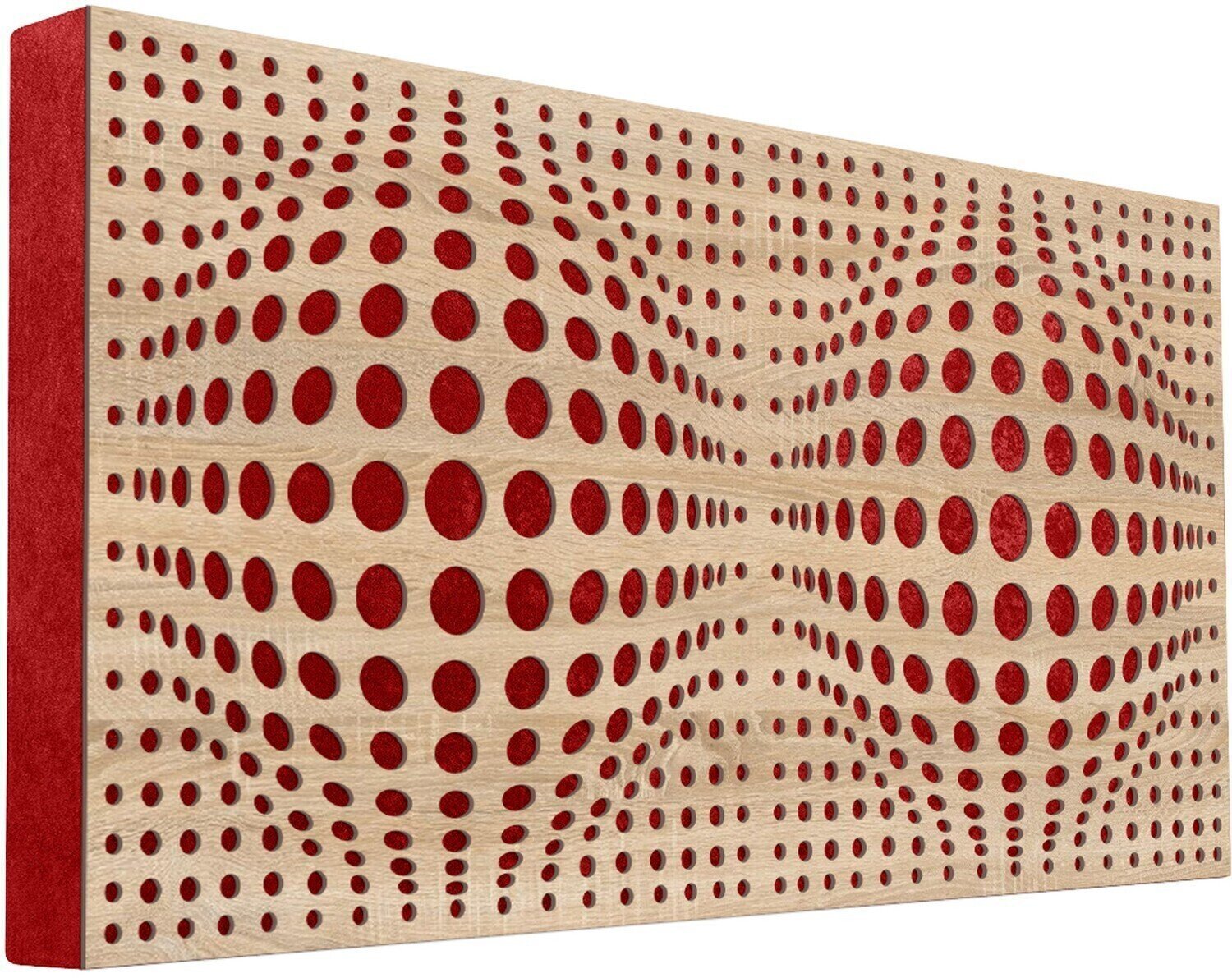 Mega Acoustic FiberPRO120 AcouSphere Sonoma Oak/Red Fa akusztikai panel