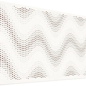 Mega Acoustic FiberPRO120 Sinus White/Red Fa akusztikai panel
