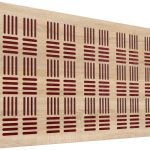 Mega Acoustic FiberPRO120 Bean Sonoma Oak/Dark Red Fa akusztikai panel