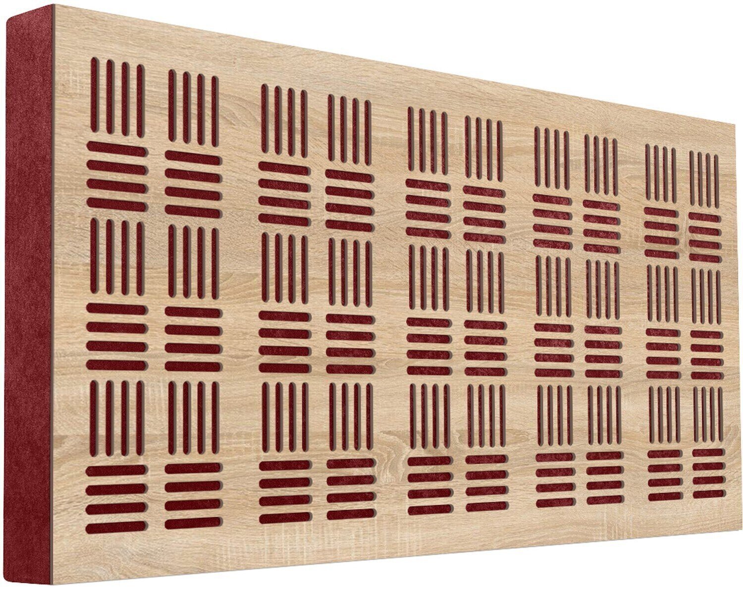 Mega Acoustic FiberPRO120 Bean Sonoma Oak/Dark Red Fa akusztikai panel