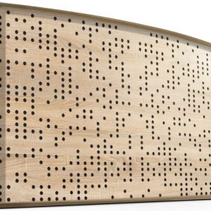 Mega Acoustic AcouStand Binary Diffuser Negative Sonoma Oak/Natural/Black Fa akusztikai panel