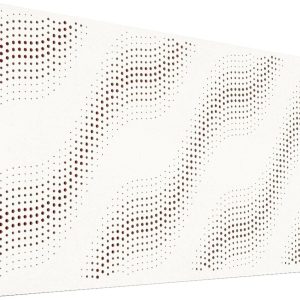 Mega Acoustic FiberPRO120 SineWave White/Red Fa akusztikai panel