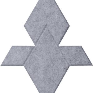 Mega Acoustic FACLON-PET 10 Pieces White-Gray Akusztikai panel