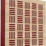 Mega Acoustic FiberPRO60 Bean Sonoma Oak/Dark Red Fa akusztikai panel