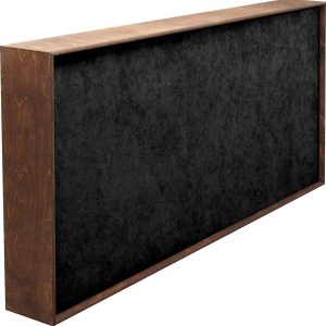 Mega Acoustic FiberExcellent120 Walnut/Black Fa akusztikai panel