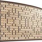 Mega Acoustic AcouStand Binary Bean Sonoma Oak/Walnut/Black Fa akusztikai panel