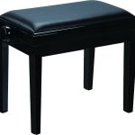 Grand HY-PJ023 Fából készült zongoraszék Black Gloss