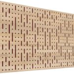 Mega Acoustic FiberPRO120 Binary Bean Sonoma Oak/Dark Red Fa akusztikai panel