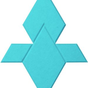 Mega Acoustic FACLON-PET 10 Pieces Turquoise Akusztikai panel