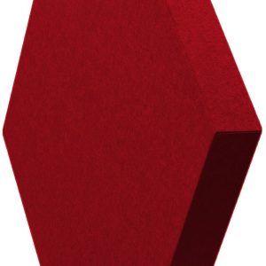 Mega Acoustic HexaPET 3 cm Dark Red Akusztikai panel