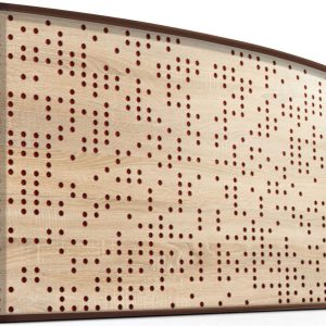 Mega Acoustic AcouStand Binary Diffuser Negative Sonoma Oak/Walnut/Red Fa akusztikai panel