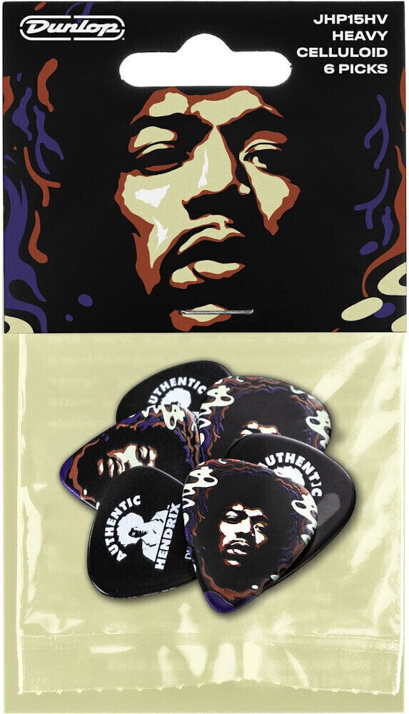 Dunlop Jimi Hendrix Guitars Star 6 Pengető