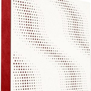 Mega Acoustic FiberPRO60 SineWave White/Red Fa akusztikai panel