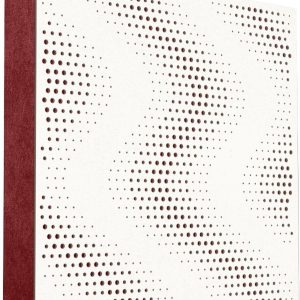Mega Acoustic FiberPRO60 Sinus White/Dark Red Fa akusztikai panel