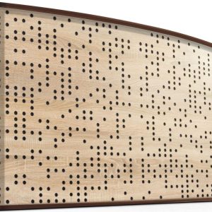 Mega Acoustic AcouStand Binary Diffuser Negative Sonoma Oak/Walnut/Black Fa akusztikai panel