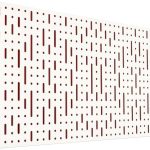 Mega Acoustic FiberPRO120 Binary Bean White/Red Fa akusztikai panel