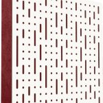 Mega Acoustic FiberPRO60 Binary Bean White/Dark Red Fa akusztikai panel