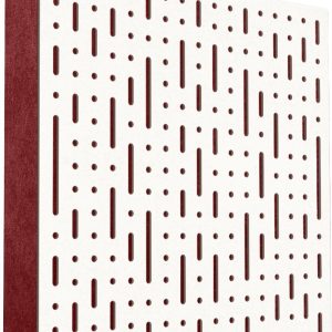 Mega Acoustic FiberPRO60 Binary Bean White/Dark Red Fa akusztikai panel