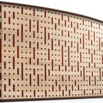 Mega Acoustic AcouStand Binary Bean Sonoma Oak/Walnut/Red Fa akusztikai panel