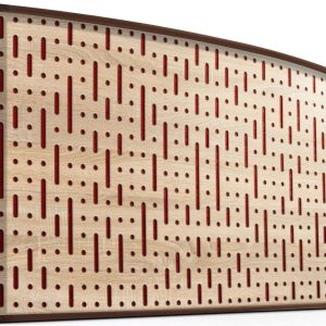 Mega Acoustic AcouStand Binary Bean Sonoma Oak/Walnut/Red Fa akusztikai panel