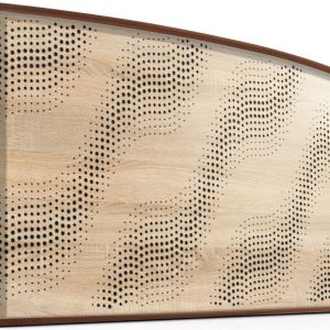 Mega Acoustic AcouStand SineWave Sonoma Oak/Alder/Black Fa akusztikai panel
