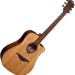 LAG T170DCE Natural Satin Elektroakusztikus gitár