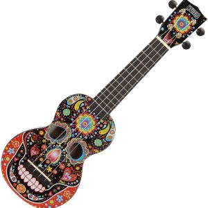 Mahalo MA1SK BK Skull Black Szoprán ukulele